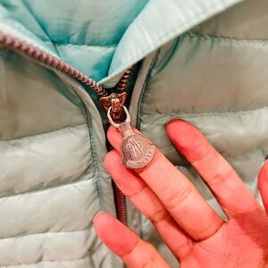 Authentic kids Moncler girl Sky Blue Puffer Coat